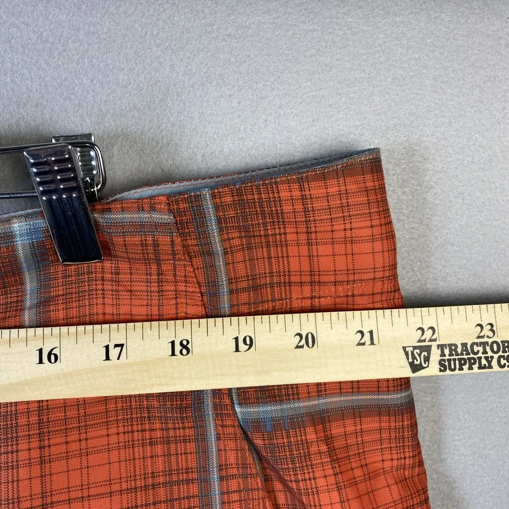 Columbia Waterton Board Shorts‎ Mens 42 Plaid Omni Shade UPF 30 Mesh Lined 10